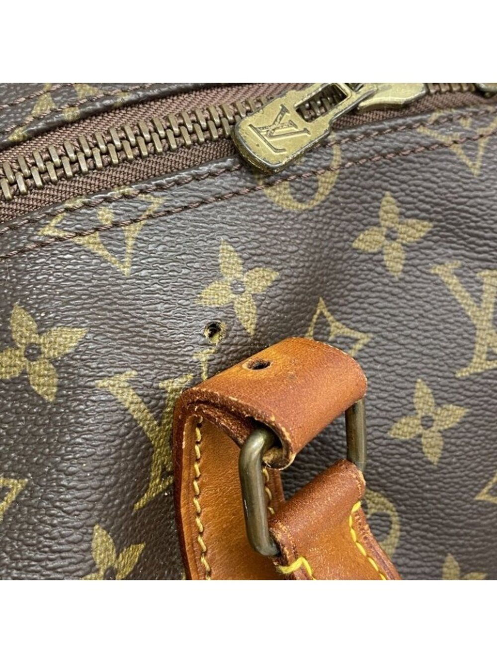 ★SOLD★ Louis Vuitton Boston Bag Monogram Keepall 55 Brown - Picture 6 of 10